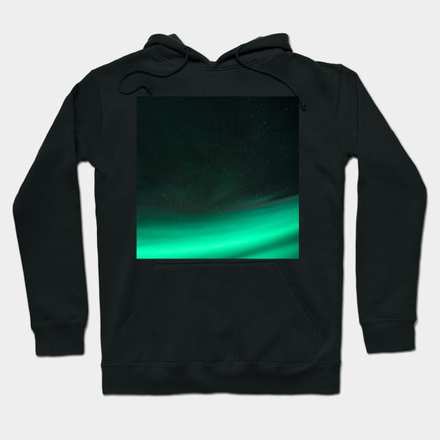 Incredible Northern Lights Aurora Over The Night Sky in Iceland Hoodie by Danny Wanders